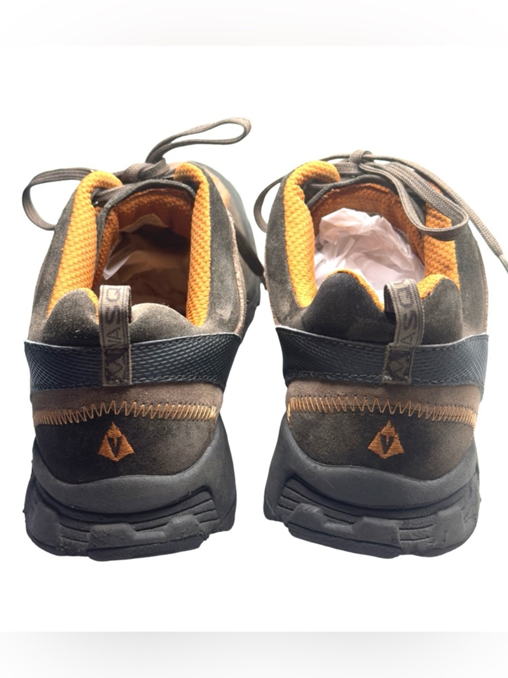 Vasque Men's Gray and Orange Trail Sneakers - Picture 5 of 8